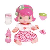Boneca Baby Moranguinho Faz Xixi Clássica Com Acessórios 30Cm +De 3 Anos Mimo Toys - 4006