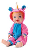 BONECA BABY MY LITTLE COLLECTION ALIVE UNICÓRNIO - DIVERTOY Rosa
