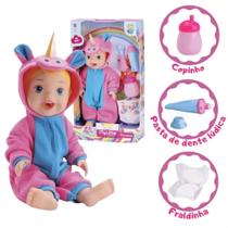 Boneca Baby My Little Collection Unicornio - DIVERTOYS