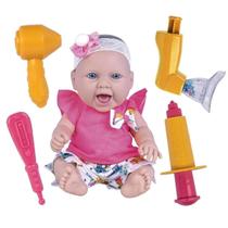 Boneca Baby Ninos Cuidar é Amar Reborn c/Acessórios Cotiplas