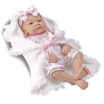 Boneca Baby Reborn 43Cm Premium Menina Com Mantinha Bambola