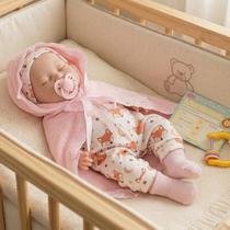 Boneca Baby Reborn Dormindo Bambola Premium Vinil Menina