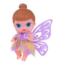 Boneca Baby's Collection Mini Fada Fadinha Menina - Super Toys