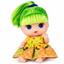 Boneca Baby's Collection Mini Sorvetinho com Cheirinho Ref 605 Super Toys Vinil Macio 17 cm Boneca Baby's Collection Mini Sorvetinho com Cheirinho Ref 605 Super Toys Vinil Macio 17 cm