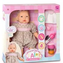 Boneca Baby Tipo Reborn Claire Com Cheirinho De Bebê C/ Acessórios