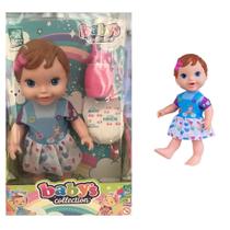 Boneca Babys Collection 30cm Faz Xixi 467 - Super Toys