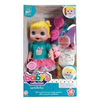 Boneca Babys Collection Comidinha 318-Super Toys Boneca Babys Collection Comidinha 318-Super Toys