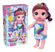 Boneca Babys Collection Dia Da Beleza Alive - Morena
