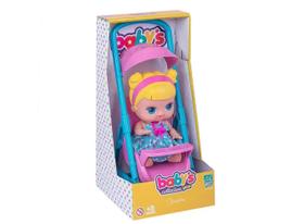 Boneca babys collection mini carrinho - super toys