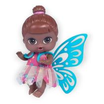 Boneca babys collection mini fada negra - super toys Boneca babys collection mini fada negra - super toys