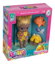 Boneca Babys Collection Mini Negra - Super Toys 496
