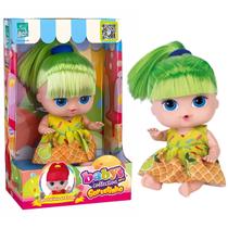Boneca Babys Collection Mini Sorvetinho Limão 605 Supertoys
