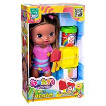 Boneca Babys Collection Olá Verão Negra Boneca Babys Collection Olá Verão Negra