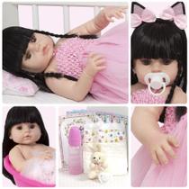 Boneca Bailarina Bege Reborn 46cm - Cegonha Reborn Dolls