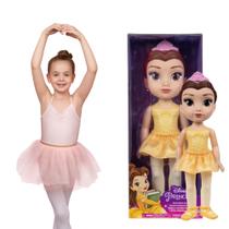 Boneca Bailarina Bela Princesas Disney Articulada 38 Cm recomendada para a Partir de 3 Anos Multikids - BR2062
