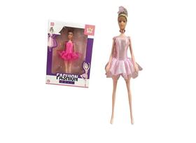 Boneca Bailarina Fashion Doll Vestido Roxo - Anjo