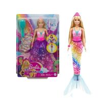 Boneca Barbie 2 em 1: Princesa e Sereia Dreamtopia Mattel