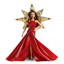 Boneca Barbie 2017 Holiday Teresa Brunette com vestido vermelho de 6 anos ou mais