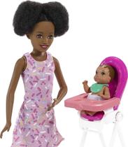Boneca Barbie Aniversário Do Bebê Negra Skipper Babysitters Brinquedo Colecionável Boneca Barbie Aniversário Do Bebê Negra Skipper Babysitters Brinquedo Colecionável