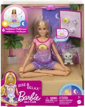 Boneca Barbie Articulada Loira - Medita Comigo Dia e Noite c/ Som e Luz - Mattel