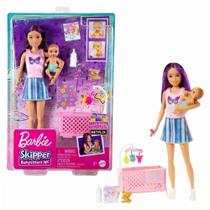 Boneca Barbie Babá Skipper Conjunto Hora de Dormir - Mattel - 194735098262