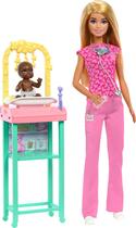 Boneca Barbie Baby Doctor - Médica com Boneca de Moda Loira e Acessórios