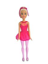 Boneca Barbie Bailarina Grande 65 cm Articulada - Pupee