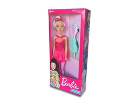 Boneca Barbie Bailarina Grande 65 cm Articulada - Pupee