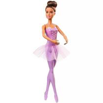 Boneca Barbie Bailarina Morena Roxo GJL58 GJL60 - Mattel