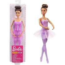 Boneca Barbie Bailarina Morena Saia Tule 30cm Gjl58 Mattel