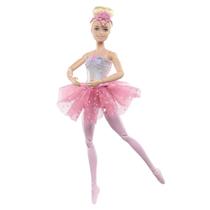Boneca Barbie Bailarina Rosa Dreamtopia com Show de Luzes