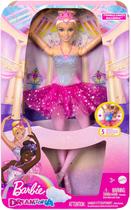 Boneca Barbie Bailarina Rosa Loira Mattel HLC25