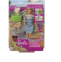 Boneca Barbie Banho Dos Cachorrinhos - Mattel