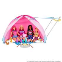 Boneca Barbie Barraca de Acampamento Malibu e Brooklin - Mattel