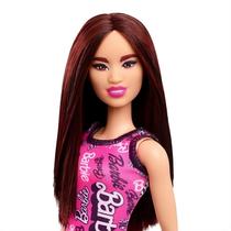 Boneca Barbie Básica Asiática Mattel Original 2024 Vestido Fashion Brinquedo Infantil Divertido Criança Menina Presente Colecionável