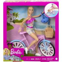 Boneca barbie bicicleta com boneca - hby28 - matel