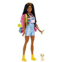 Boneca Barbie Brooklyn Dia de Acampamento Morena - Mattel HDF74