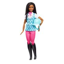 Boneca Barbie Brooklyn Moderna - Com Roupa e Capacete de Equitação Boneca Barbie Brooklyn Moderna - Com Roupa e Capacete de Equitação