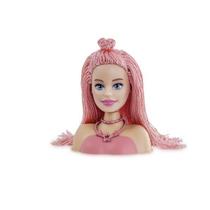 Boneca Barbie Busto Cabeleireira Mini - Pupee
