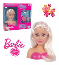 Boneca Barbie Busto Mini Styling Hair Para Penteados Com Acessórios Licenciada Mattel Original