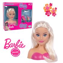 Boneca Barbie Busto Mini Styling Hair Para Penteados Com Acessórios - Pupee