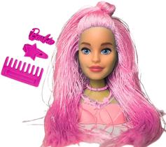 Boneca Barbie Busto Mini Styling Head Special Hair Boneca Barbie Busto Mini Styling Head Special Hair