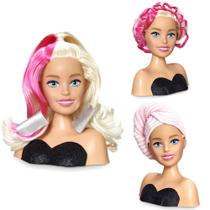 Boneca Barbie Busto Original Mattel para Pentear Mattel