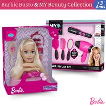 Boneca Barbie Busto Styling Head 12 Frases + Salão d Beleza