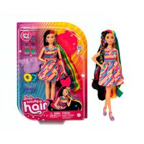 Boneca Barbie Cabelo Colorido C/ Acessórios HCM87D - Mattel