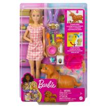 Boneca Barbie Cachorrinhos Recém Nascido - Mattel HCK74