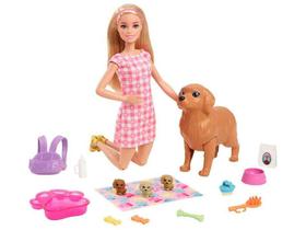 Boneca Barbie Cachorrinhos Recém-Nascidos - com Acessório Mattel