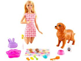 Boneca Barbie Cachorrinhos Recém-Nascidos - com Acessório Mattel