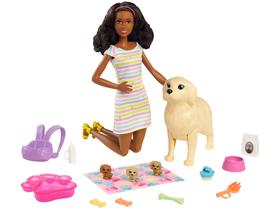 Boneca Barbie Cachorrinhos Recém-Nascidos - com Acessórios Mattel