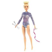 Boneca Barbie Careers Profissões Ginasta Loira - Mattel
